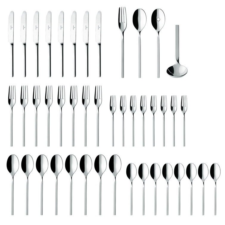 Villeroy & Boch New Wave Stainless Steel Flatware Set of 64 & Reviews